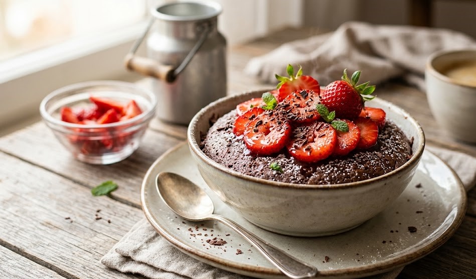 bowl cake chocolat minceur 