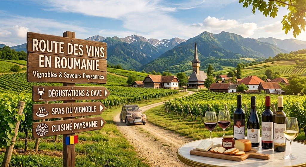 route des vins en Roumanie